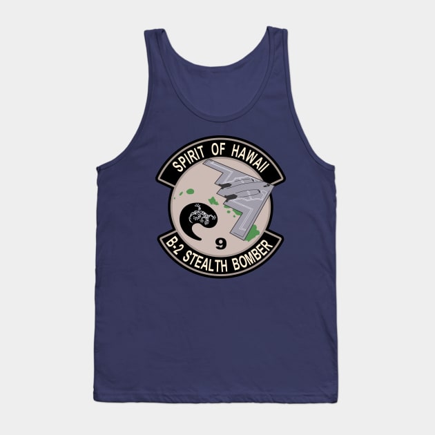 B-2 Stealth Bomber - Hawaii Tank Top by MBK